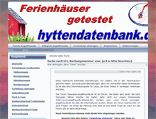 Tablet Screenshot of hyttendatenbank.de